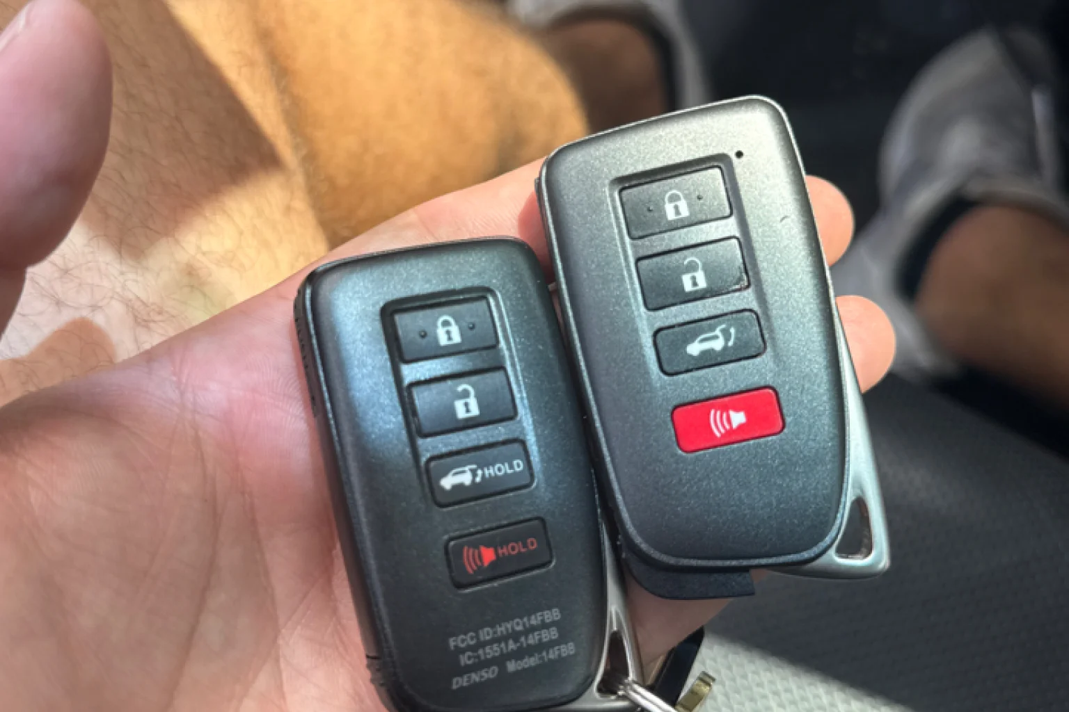 Toyota smart key fob programming